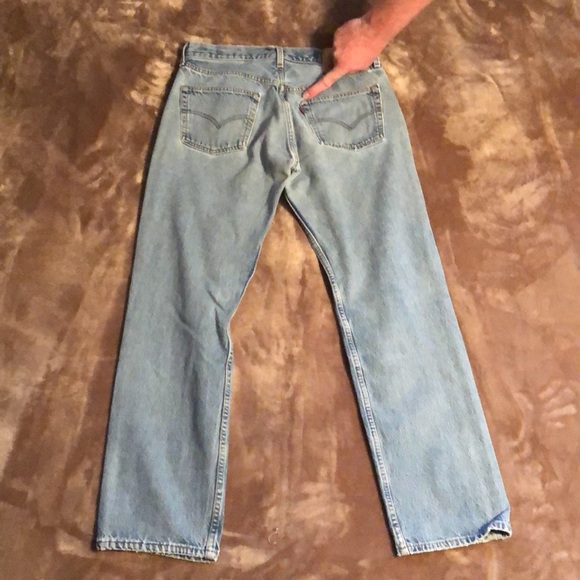 VINTAGE 501 Levi’s (1997, 1999, & 2001) red tag Jeans (lot of 5) | 34 x 32 - Picture 6 of 17